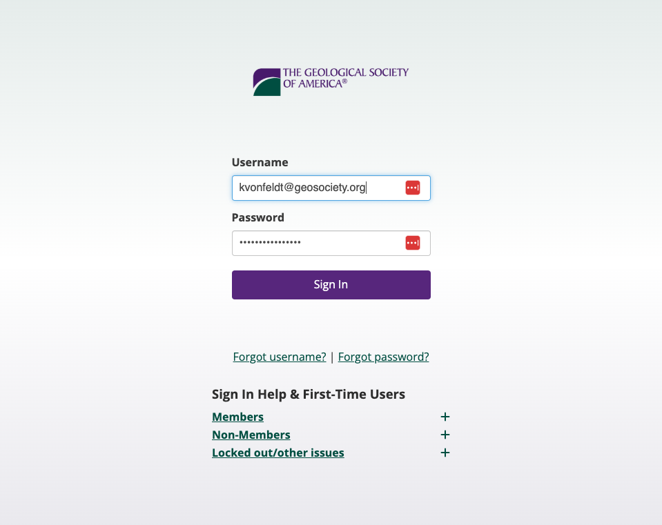 Type in your Username and Password, then click 'Sign In'.