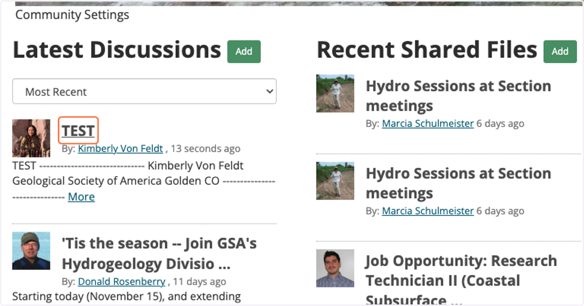 Congrats! Your message has been shared with your community and will appear in the Latest Discussions thread.