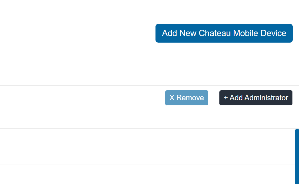 Click on the + Add Administrator button in the upper right corner