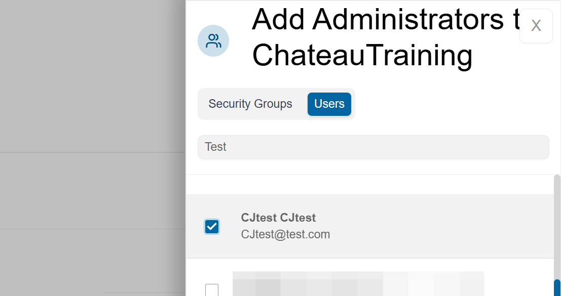 Check the box next to the users name. Repeat for any other users you want to add as an owner