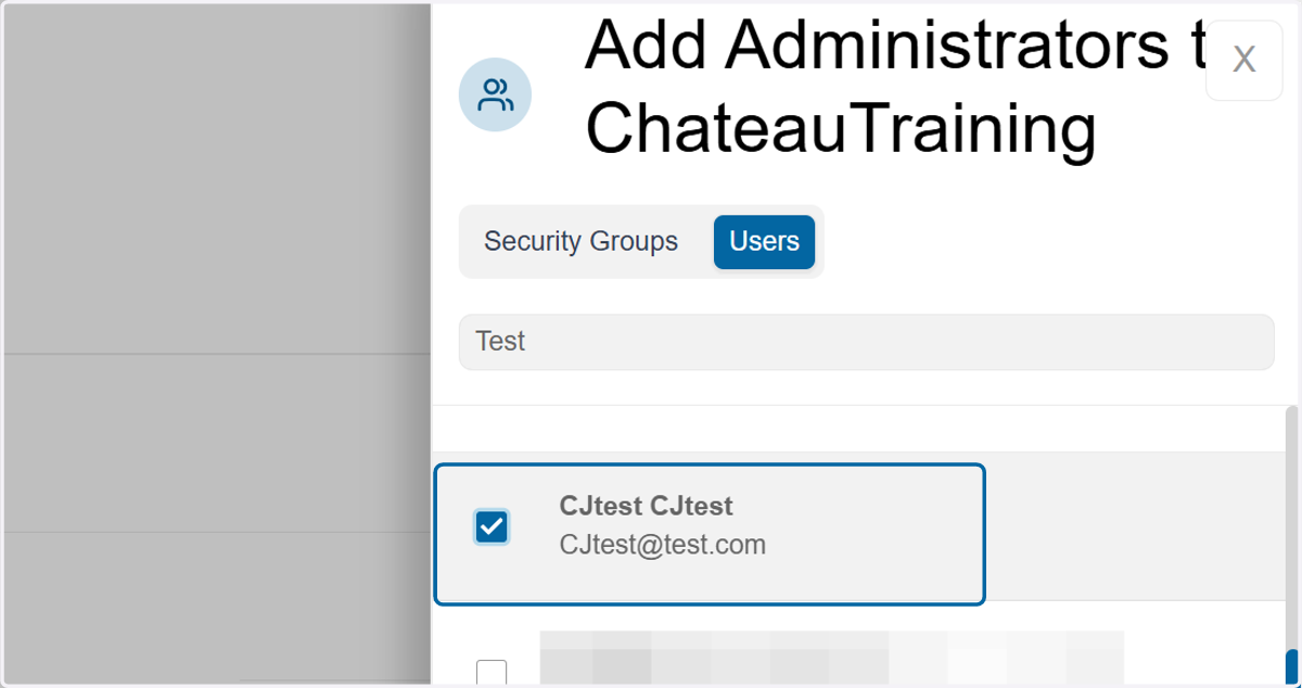Check the box next to the users name. Repeat for any other users you want to add as an owner