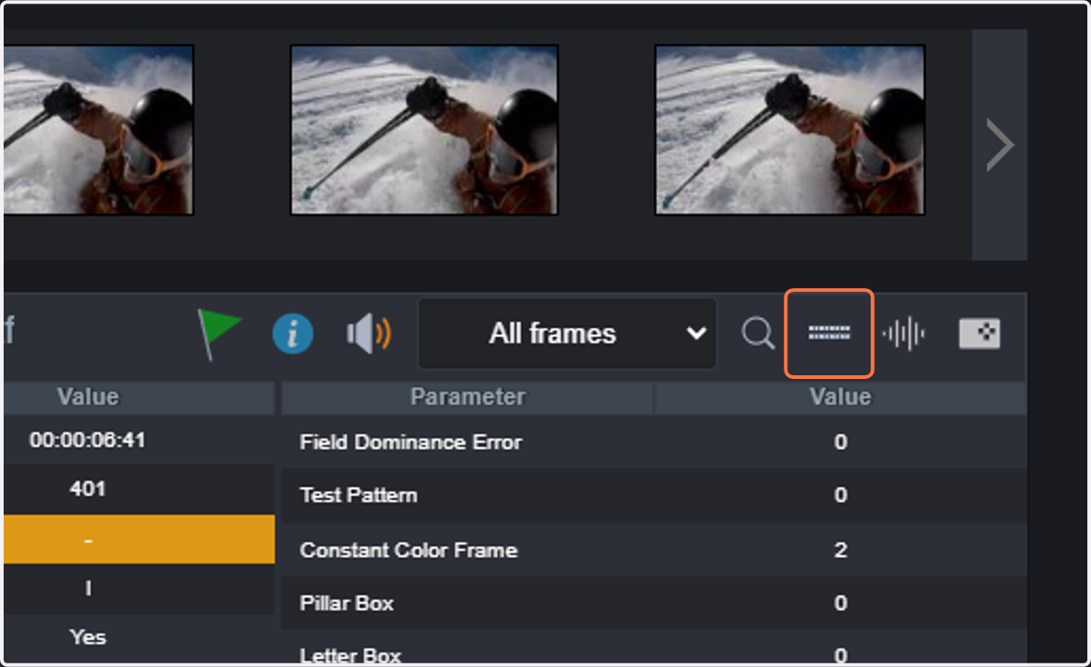 You can change the number of thumbnails to be displayed on top of the timeline view between 16 thumbnails or 8 thumbnails.