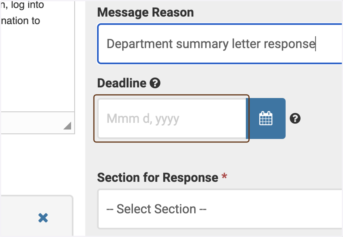Enter a deadline, if you wish