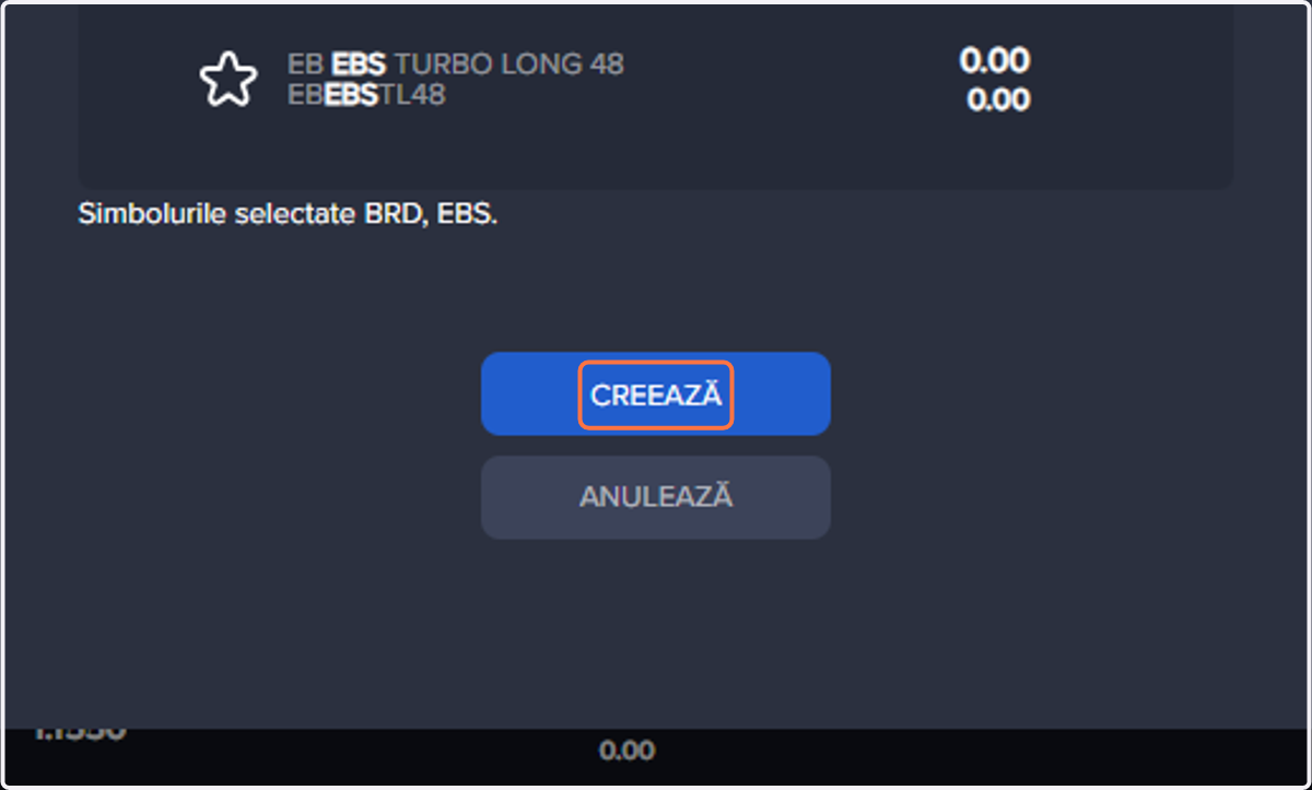Click pe CREEAZĂ