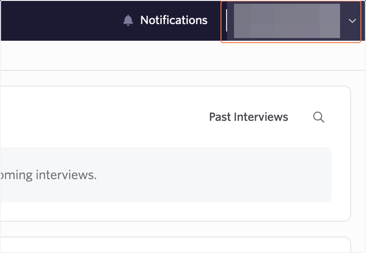 Click on your profile
