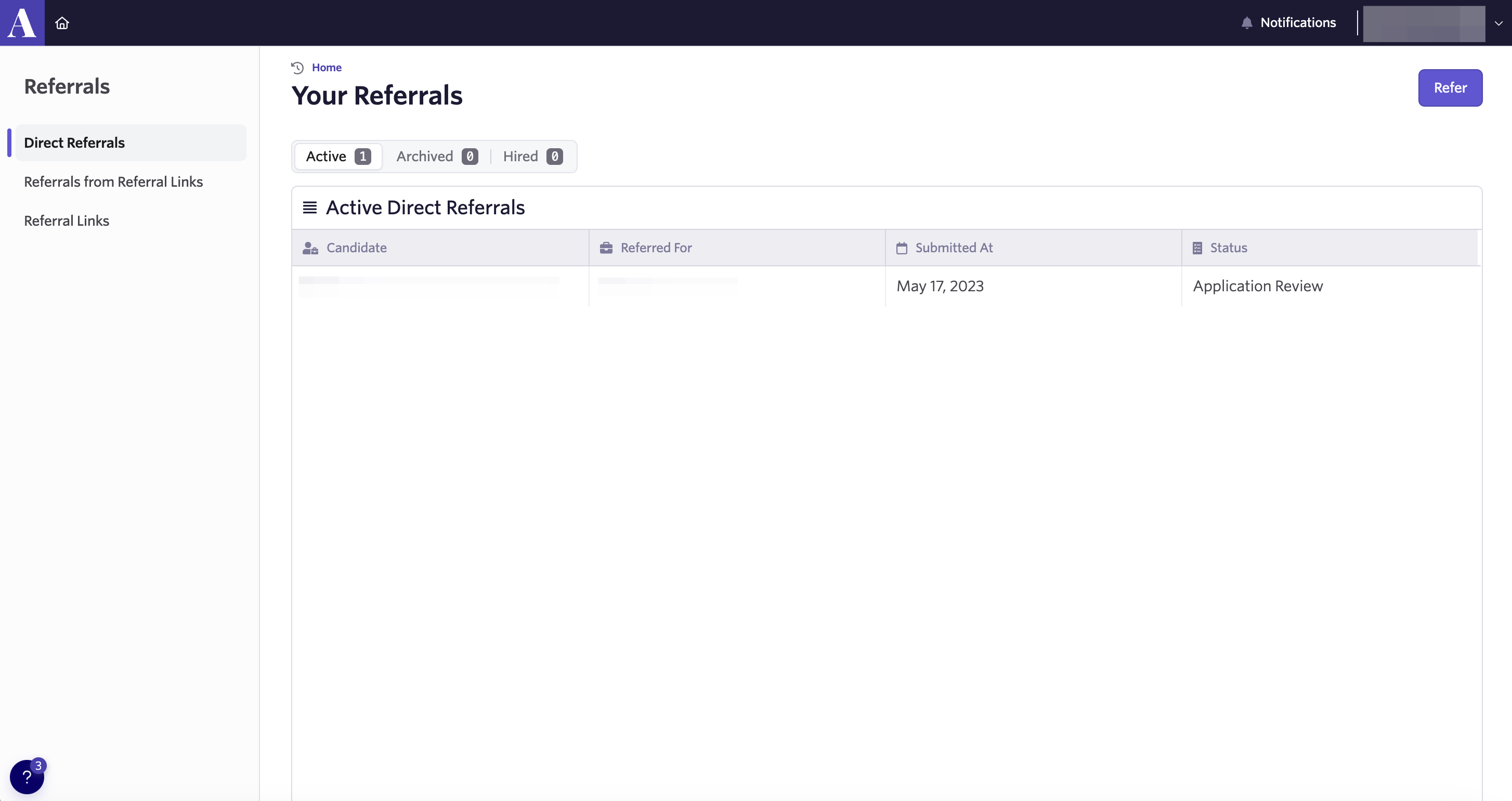 Bam 💥 your referral has been submitted and will be reviewed