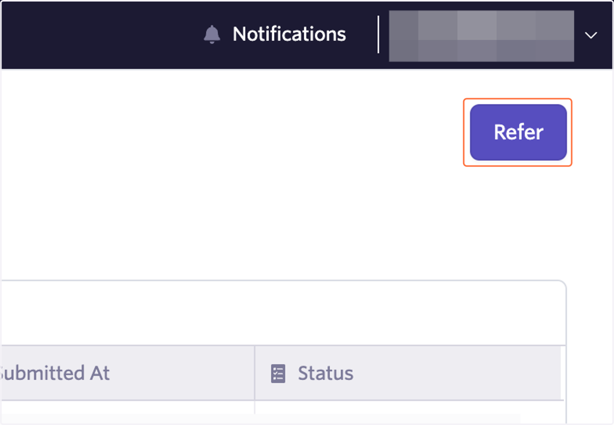 Click on Refer