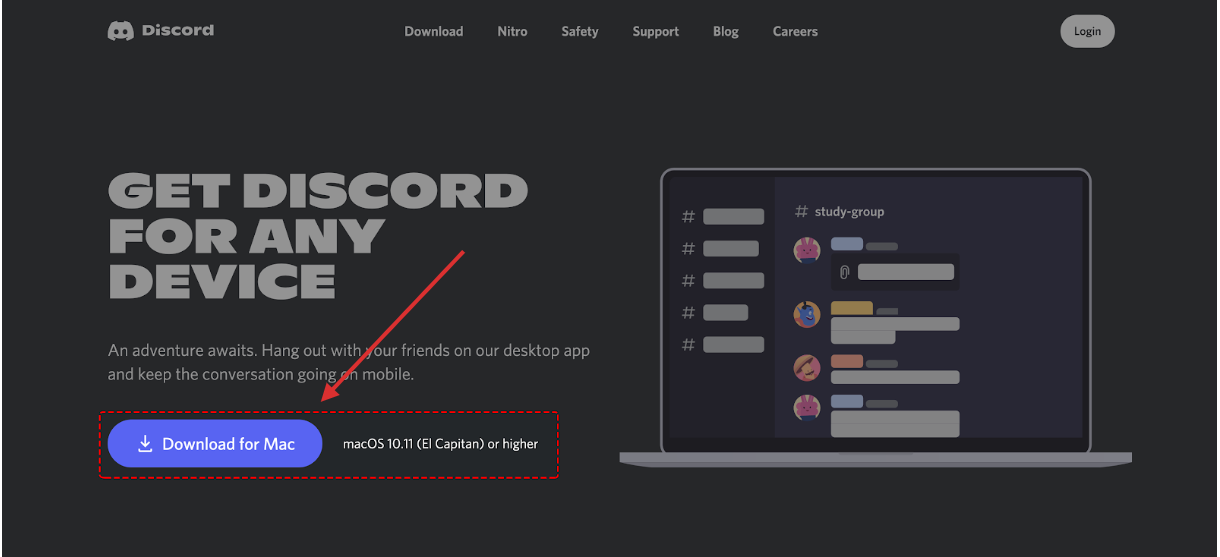 Select the Download button at the top.