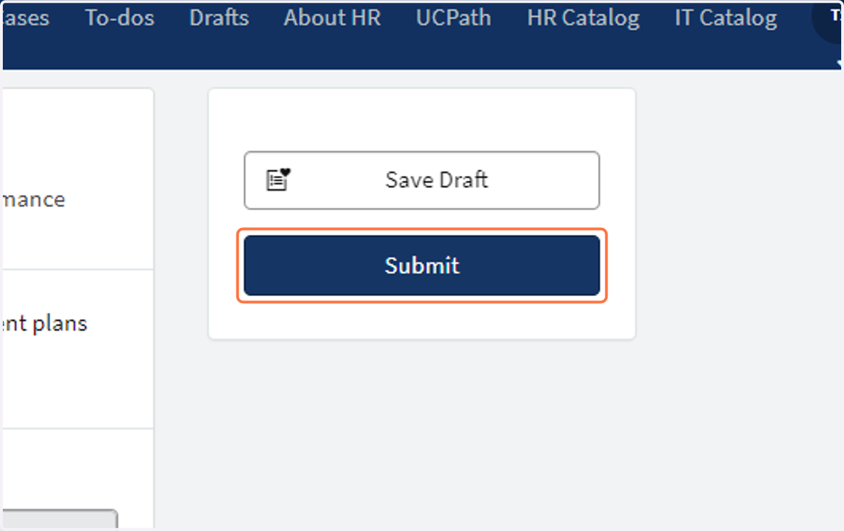 Click on Submit