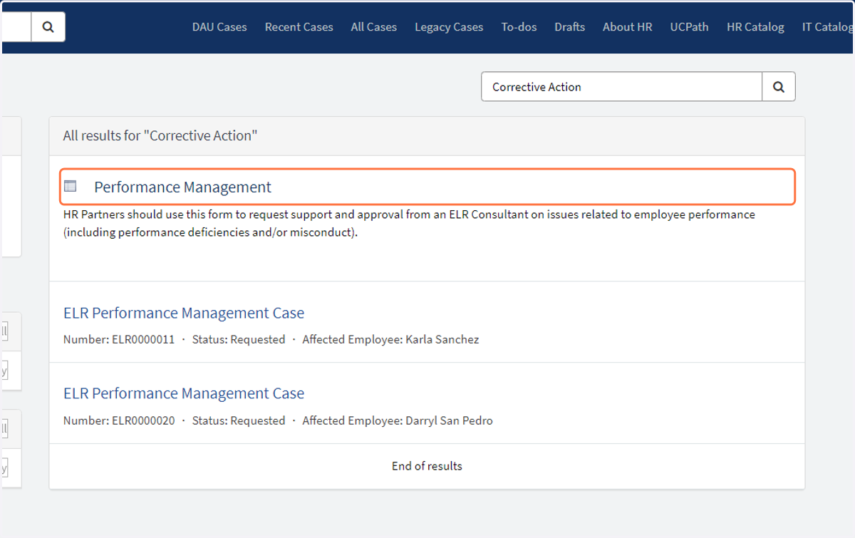 Click on Performance Management