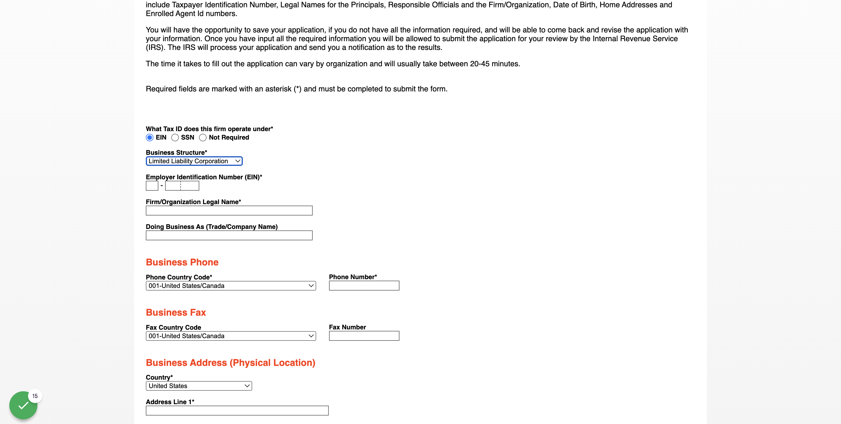 Start the Process of Completing the Application. When you get finished, input your pin and select submit. Your EFIN should be issued within 24 hours.