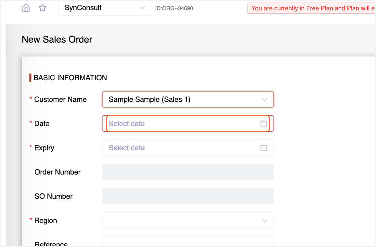 Order Date,