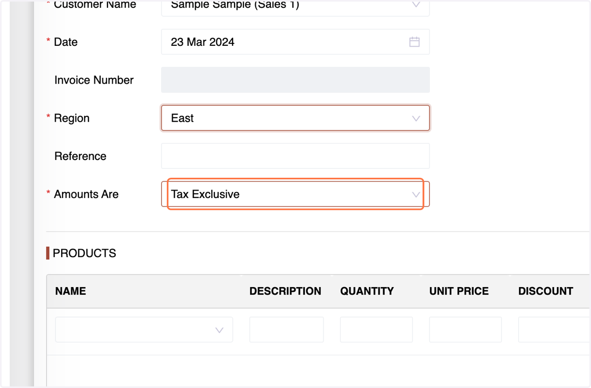 and Tax Option.