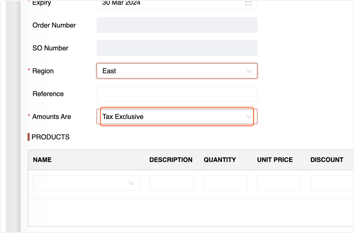 and Tax Option.