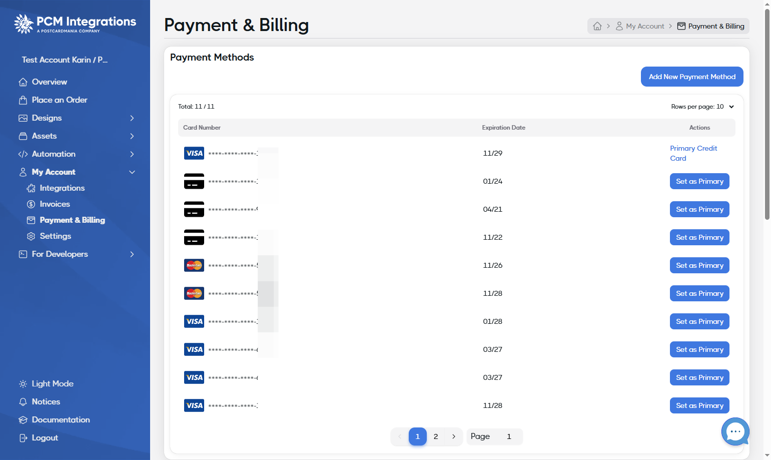 Add a Payment Method