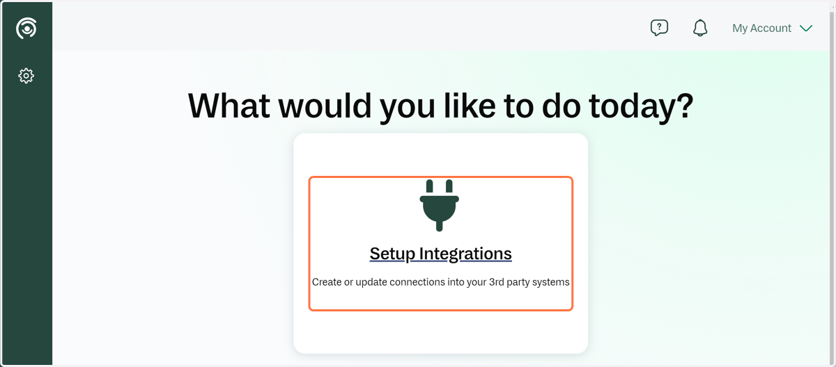 Your landing page