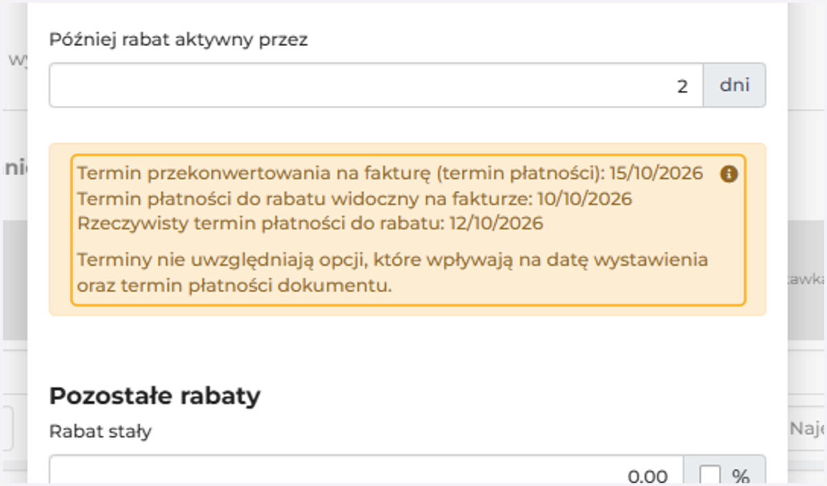 Dla ułatwienia tutaj znajduje się podsumowanie dat