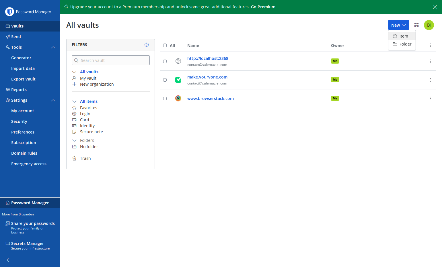 Now lets manually create a new login