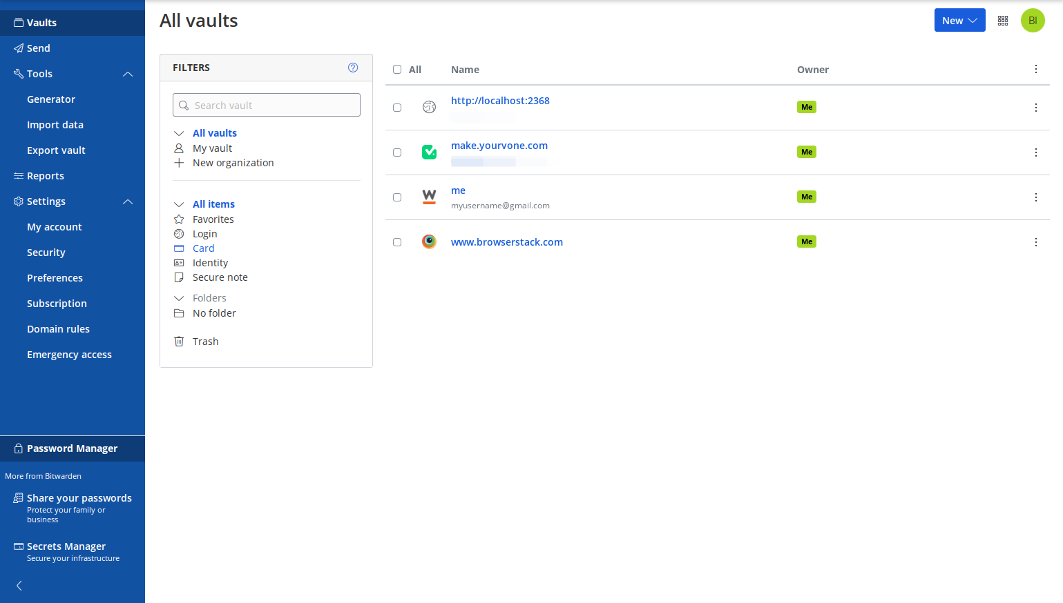 You can also add more than just logins