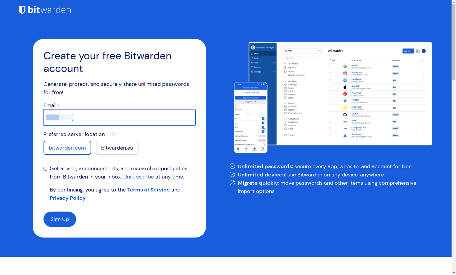 Enter your email address