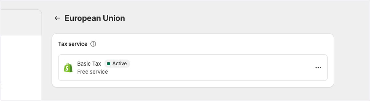 Du vil nu kunne se den nye plan være valgt. I dette tilfælde Basic Tax: