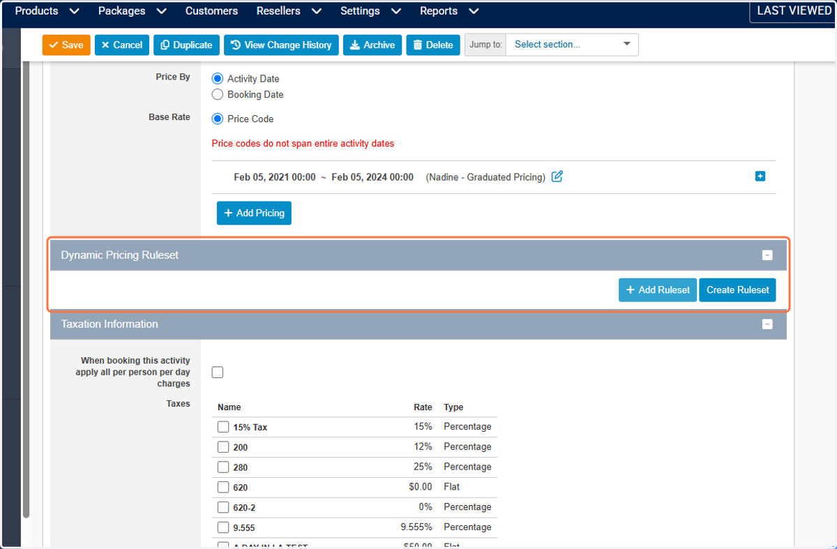 Find the Dynamic Pricing Ruleset…