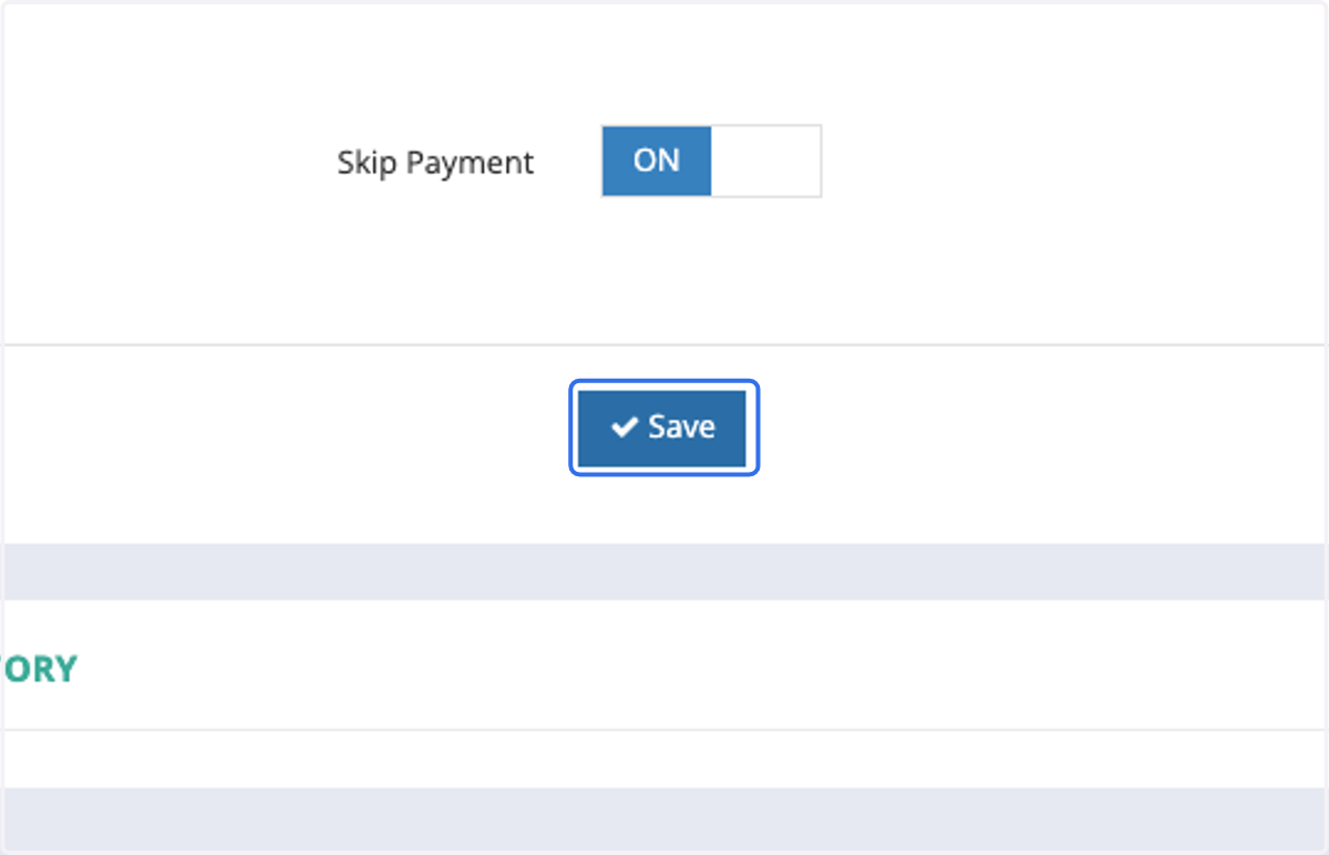 Click on Save