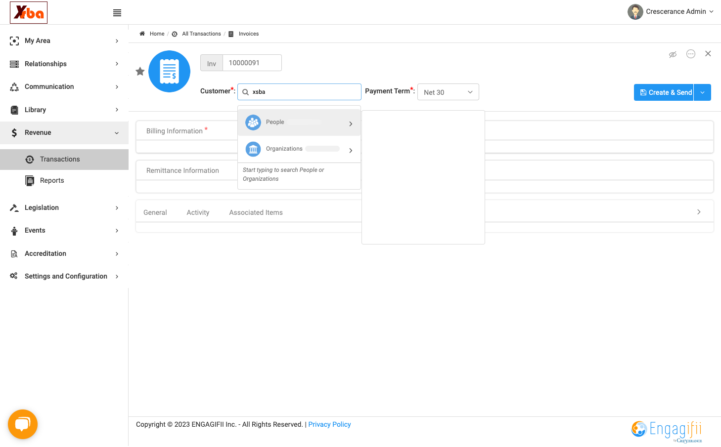 Search Organization