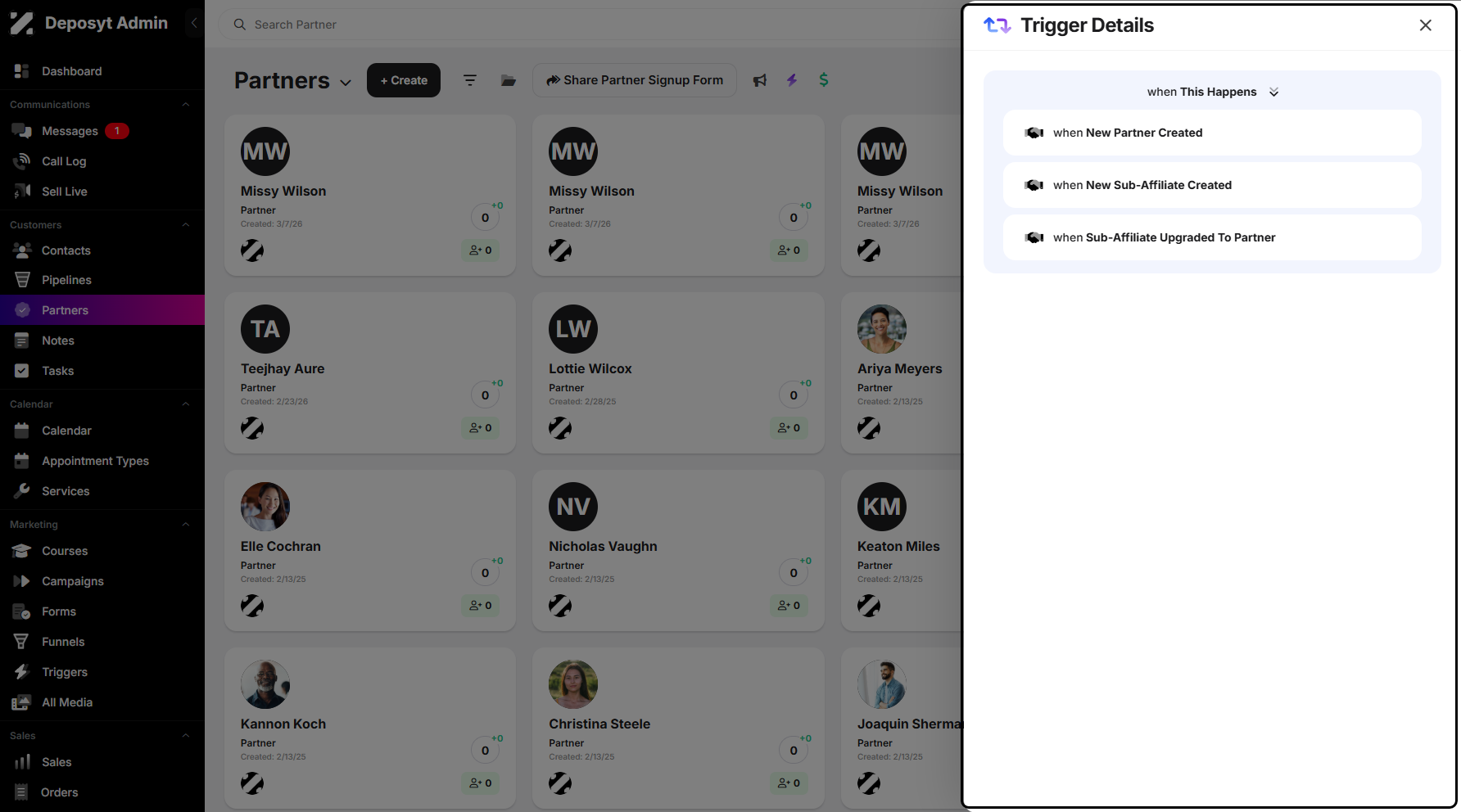 Step 4: A pop-up window will appear. From here, you can choose one of the ‘When This Happens’ options to set up the trigger condition.