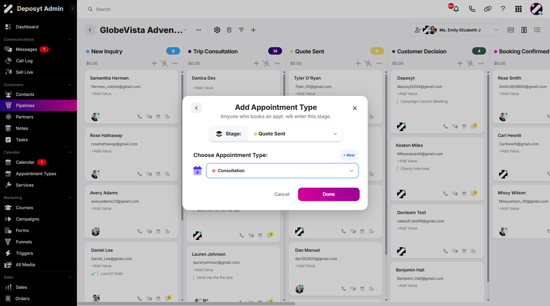 Step 9: After completing the setup, click Done to apply your changes.