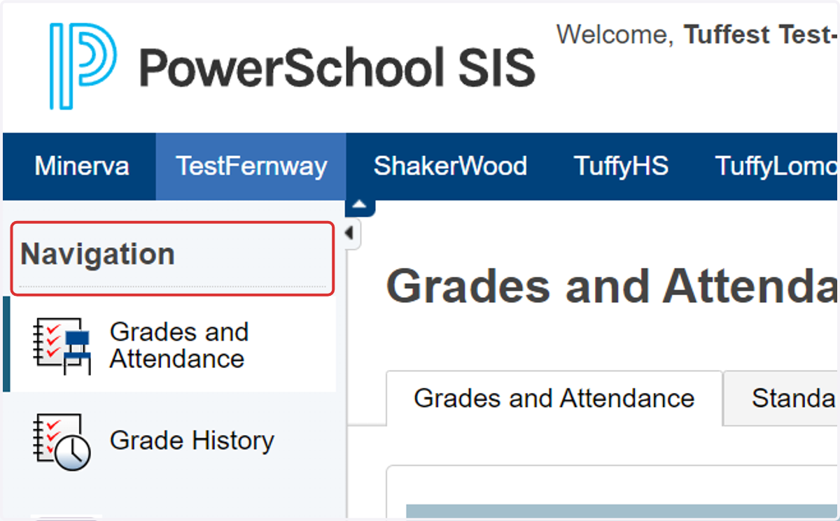 Look at the left Navigation sidebar
