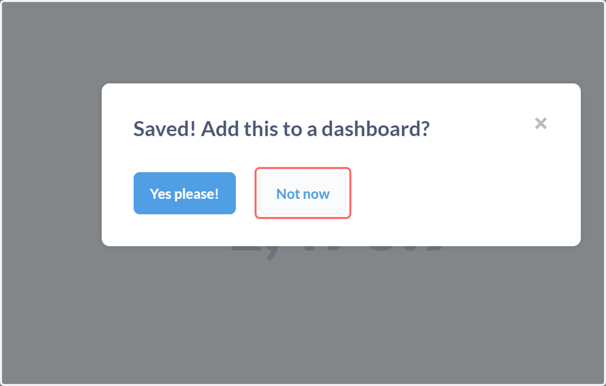 Click on Not now