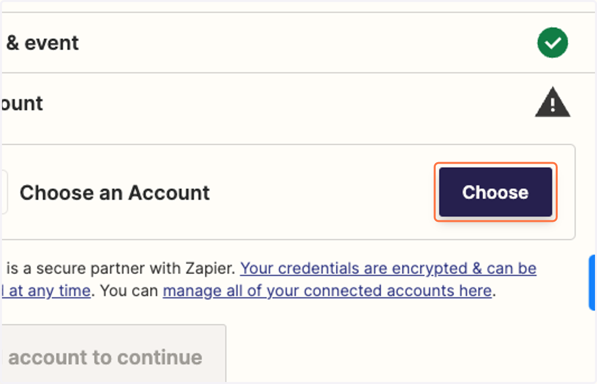 Choose SwagUp account to connect.
