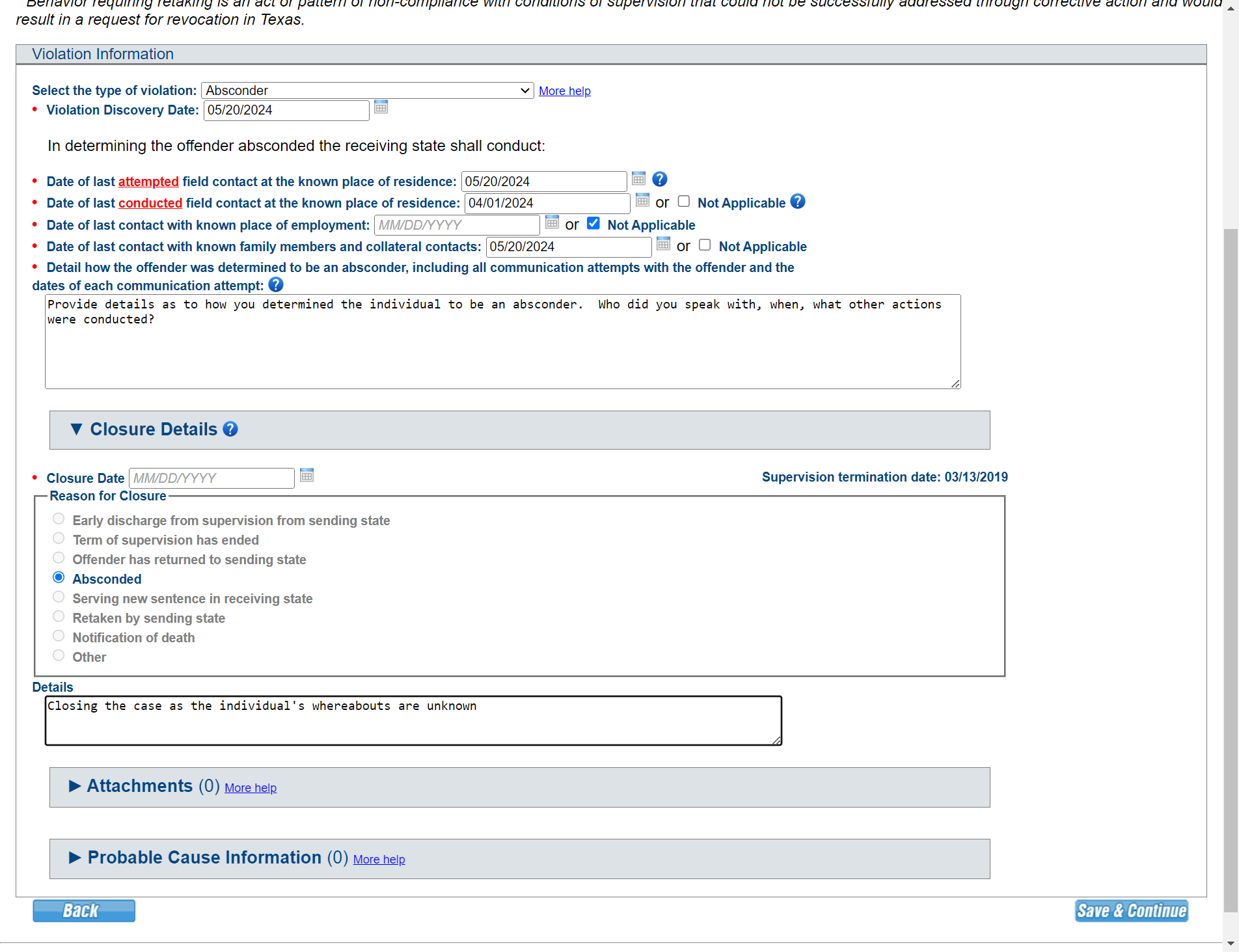 Click on ▶ Attachments