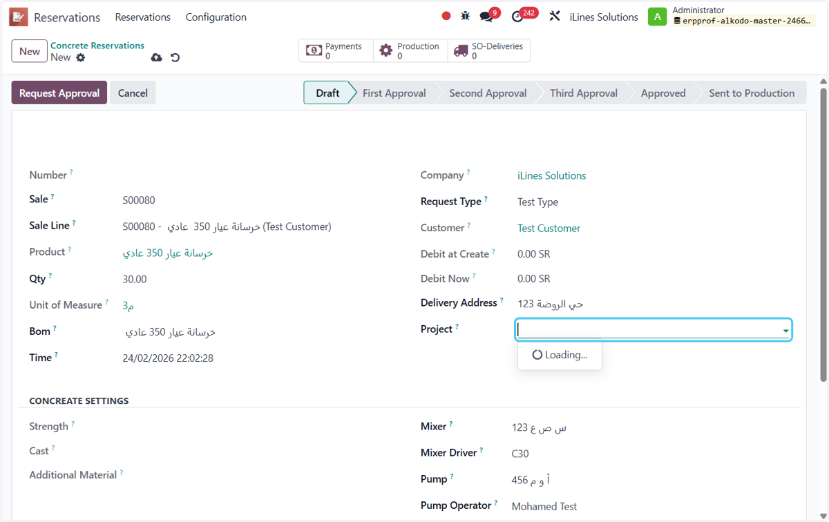 Click on Project?