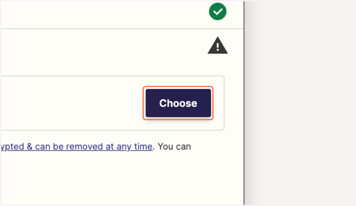 Choose the SwagUp account to connect to Zapier.