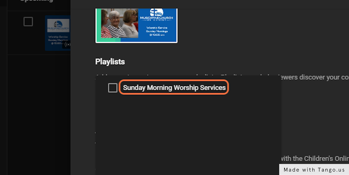Click on Sunday Morning Worship Services