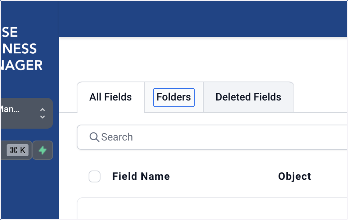 Click on Folders