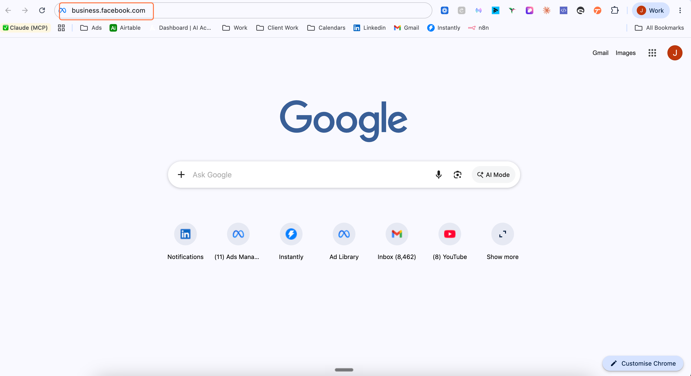 Into your browser url search for business.facebook.com
