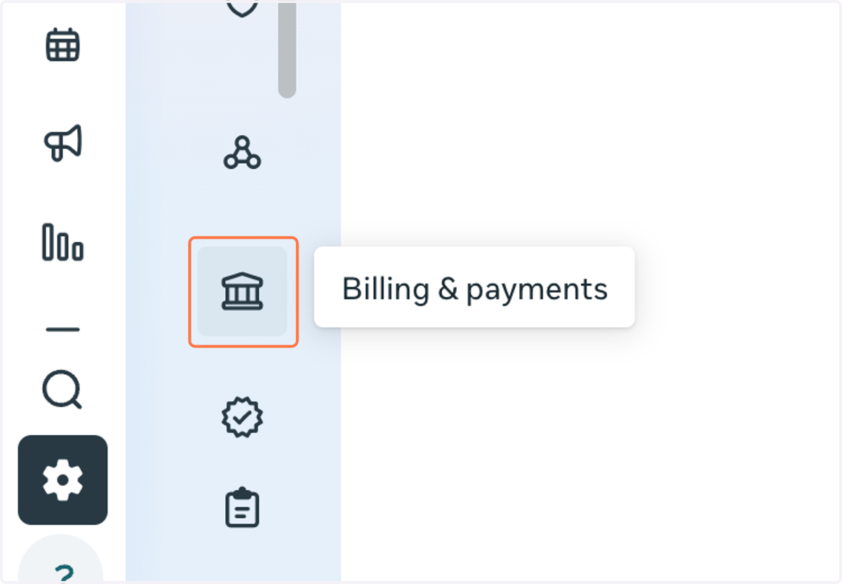 Click on Billing & payments
