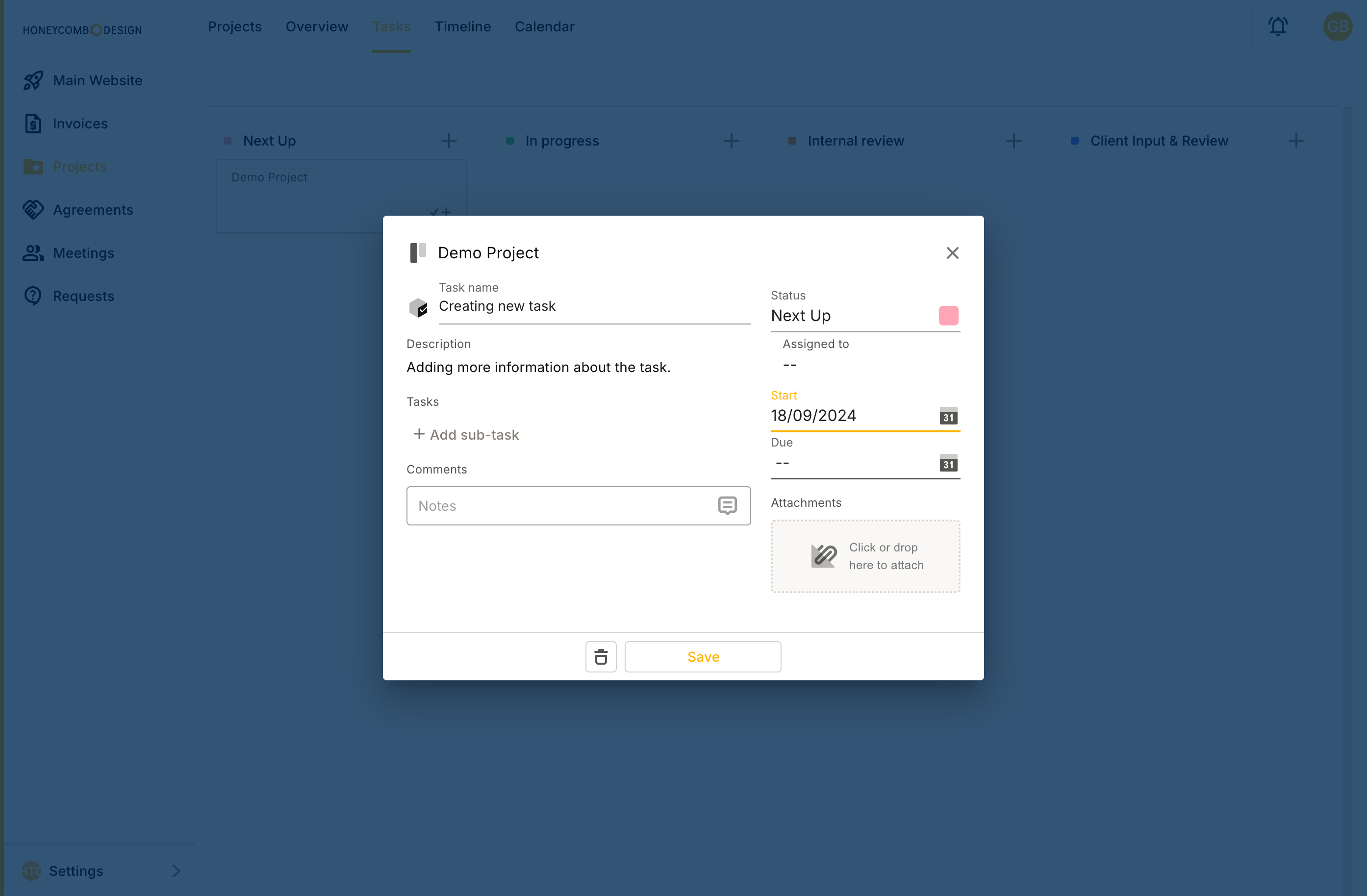 Set Due date