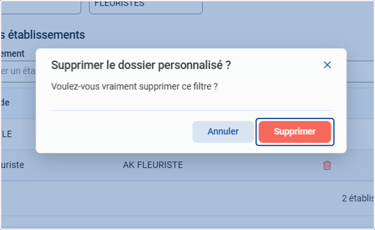 Confirmer la suppression