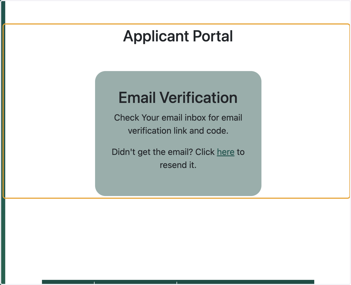 Verify your Email Address