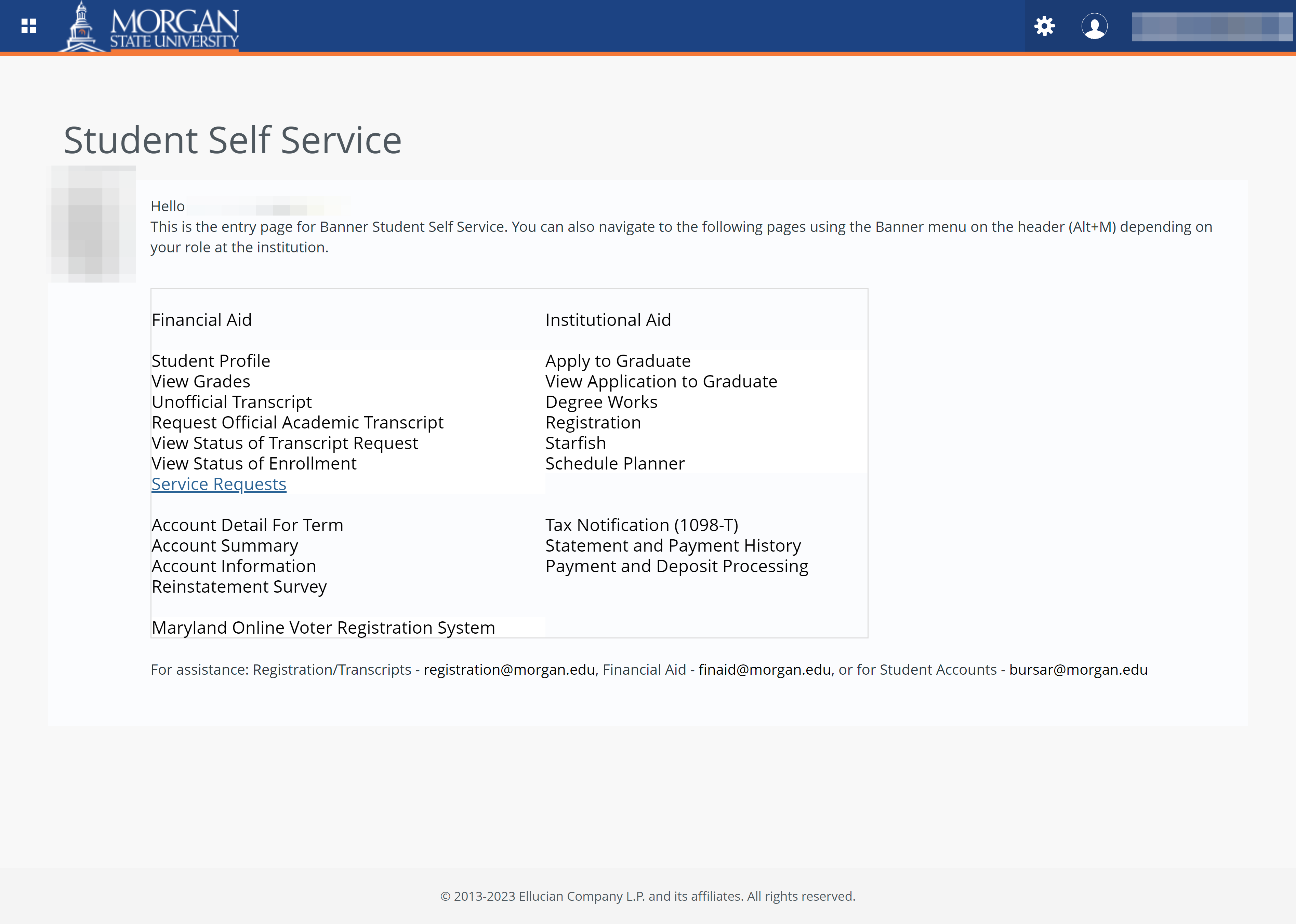 Click on Service Requests