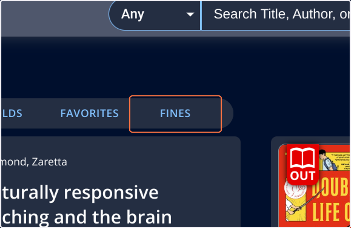 Click on FINES
