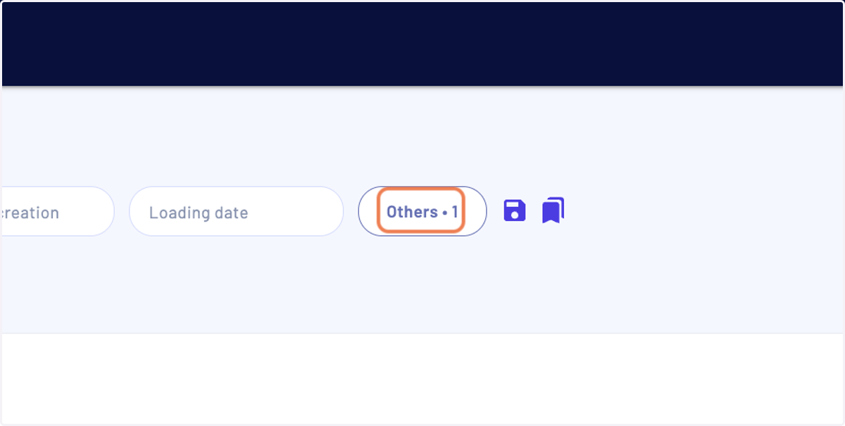 To clear your other filters, go back to "Others"