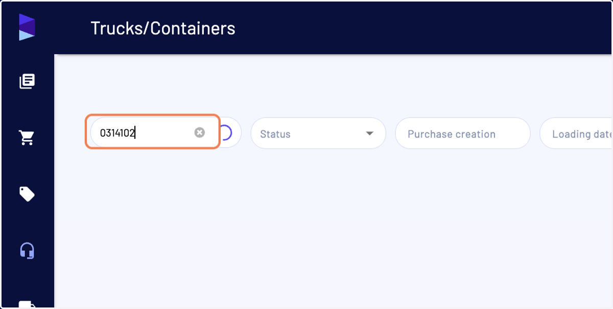 Type your query in the search bar and wait until it gets loaded