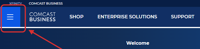 Click on HB menu button