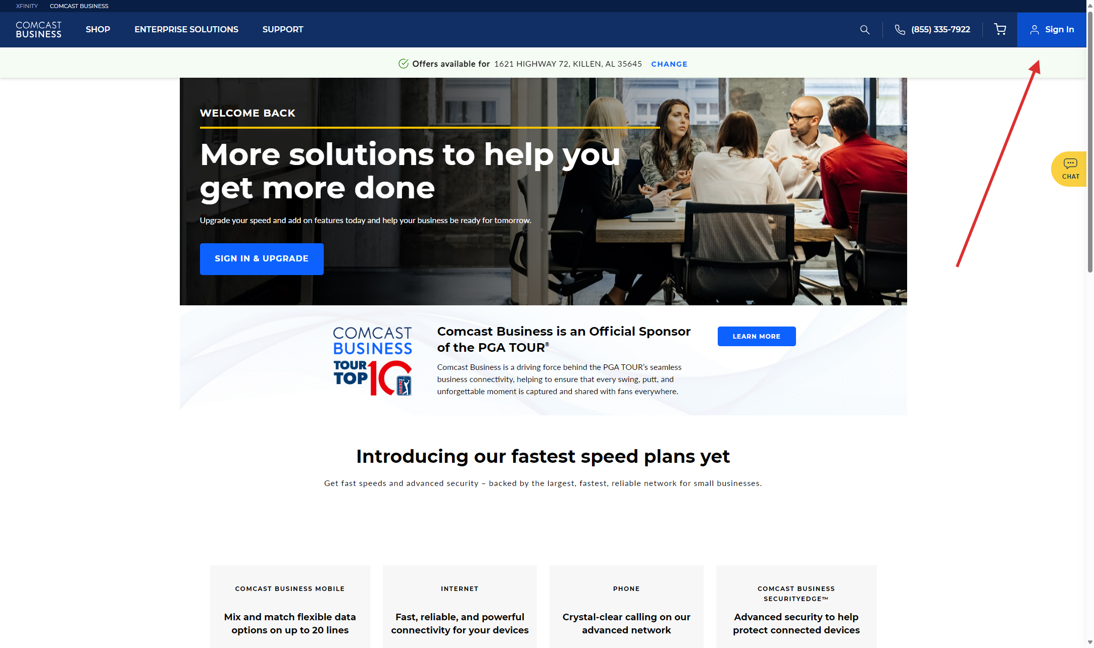 Click on Sign In