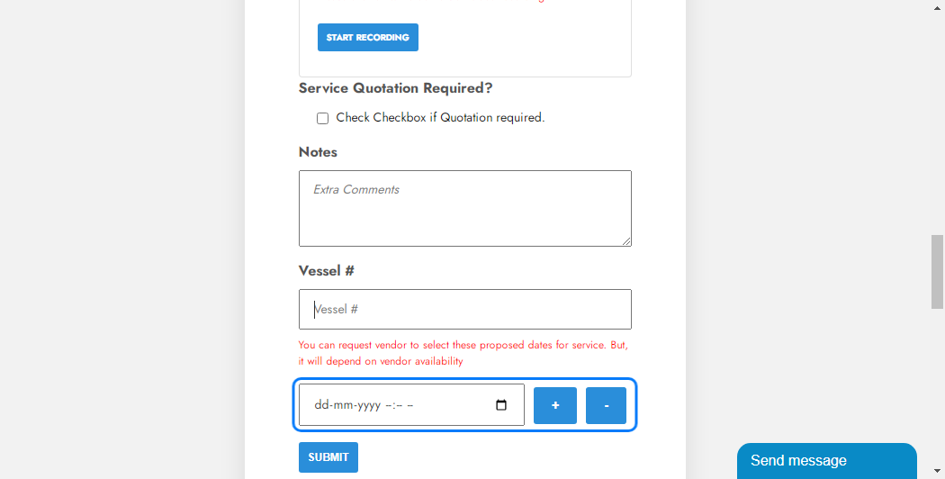 Select Proposed Dates